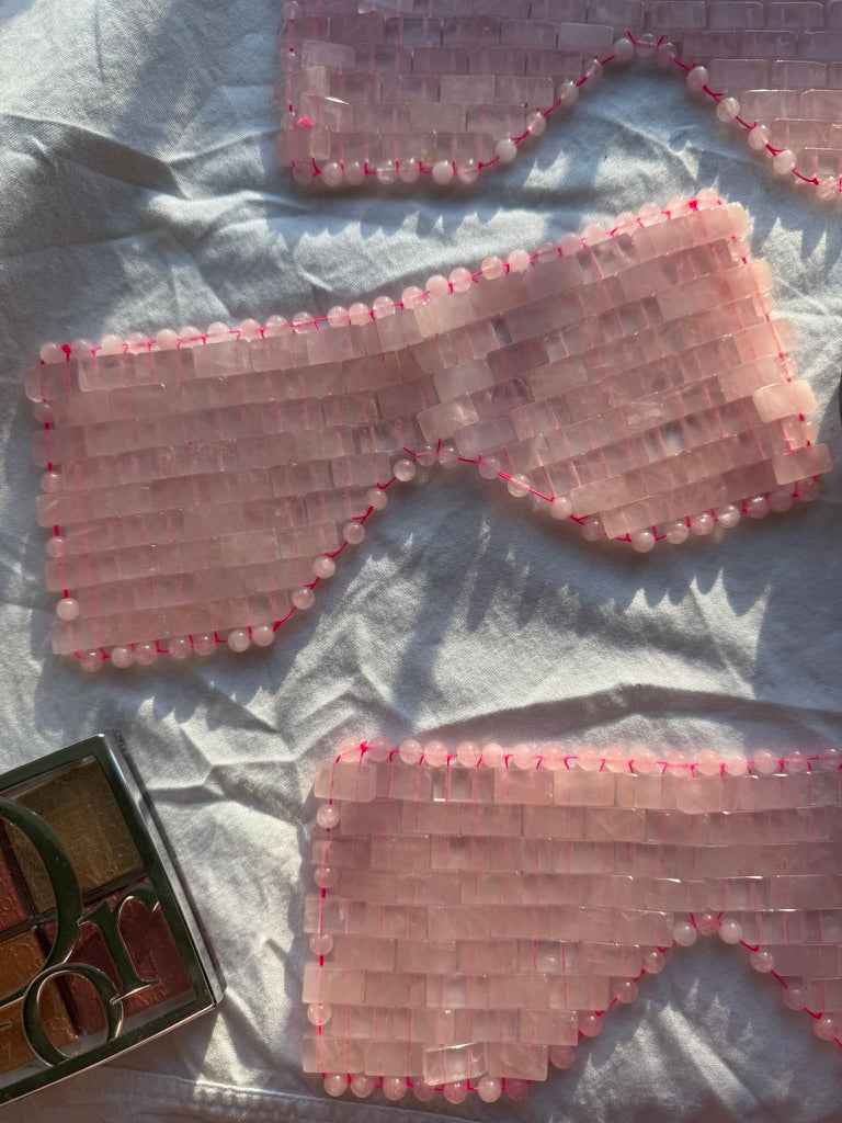 Cooling Rose-Quartz Eye mask