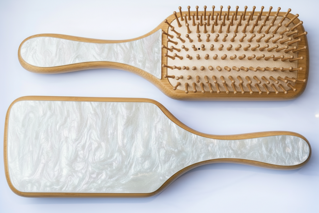 Personalised Large Bamboo Paddle hairbrush