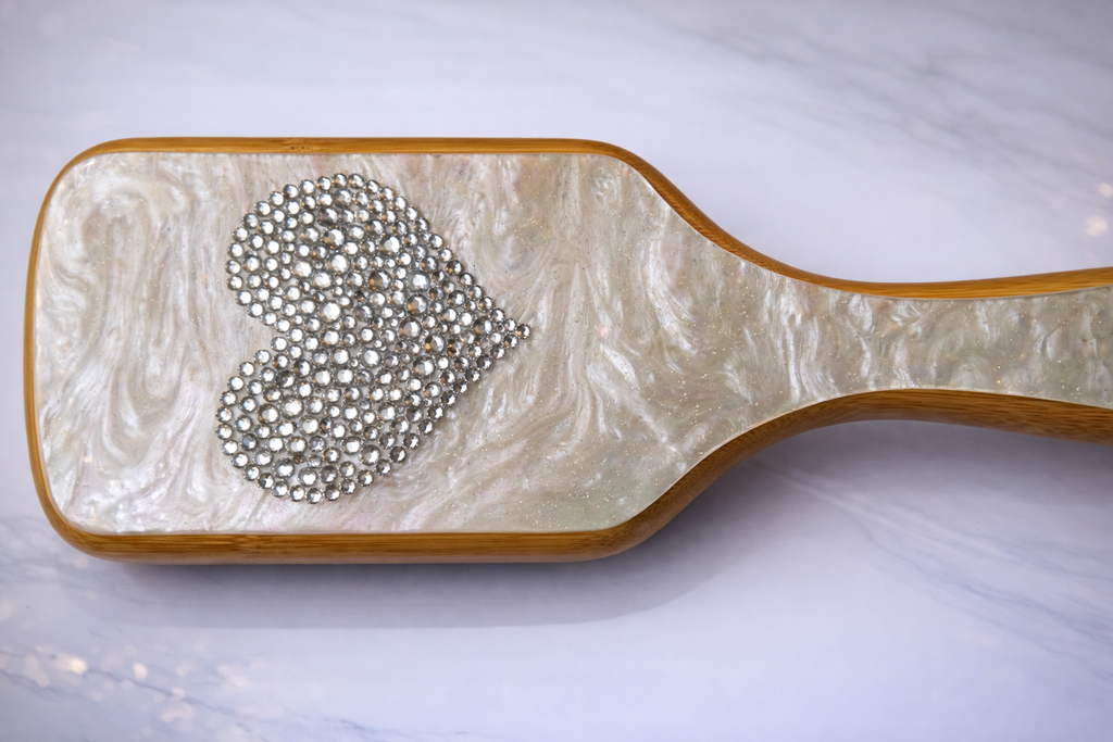 Personalised Large Bamboo Paddle hairbrush
