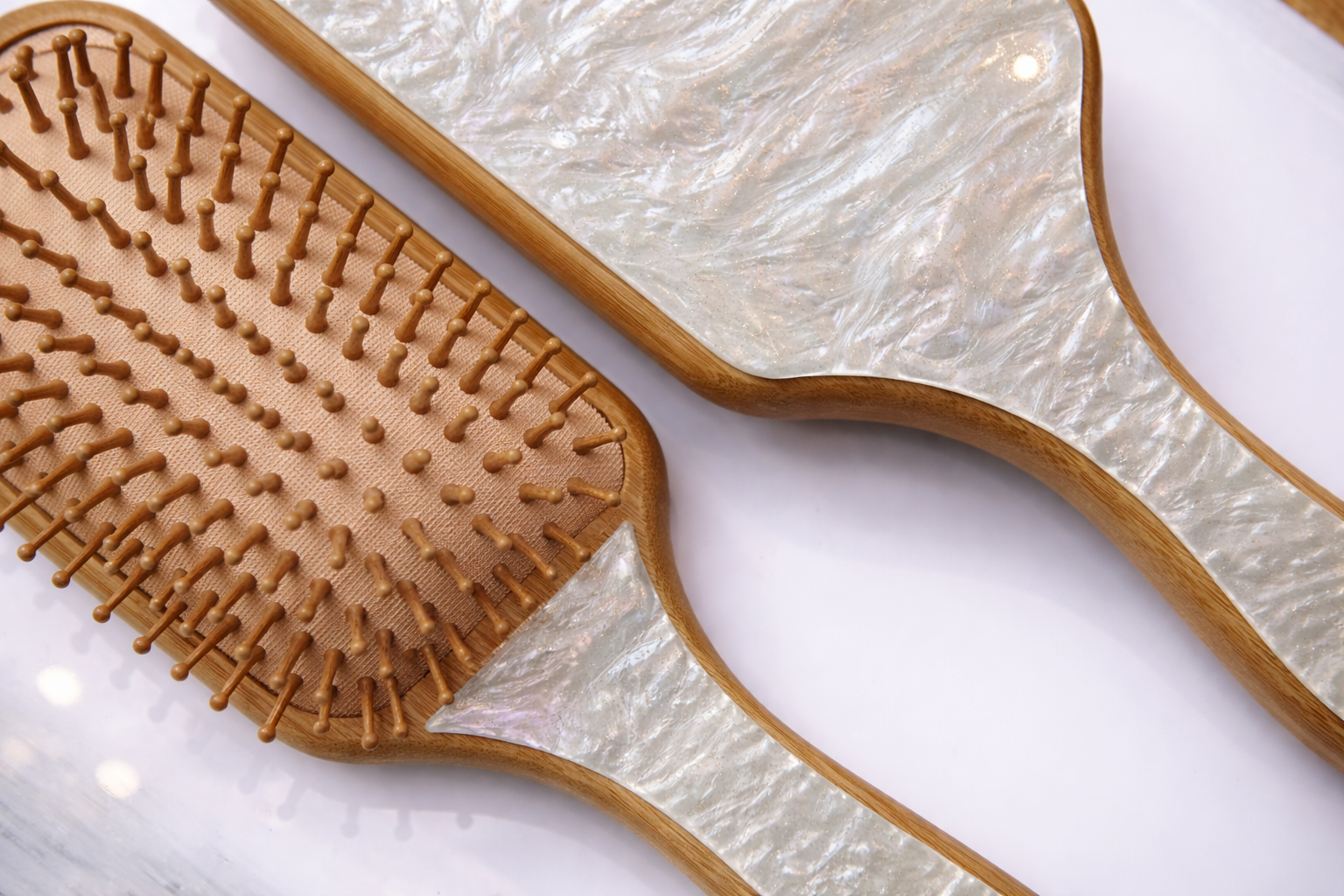 Personalised Large Bamboo Paddle hairbrush