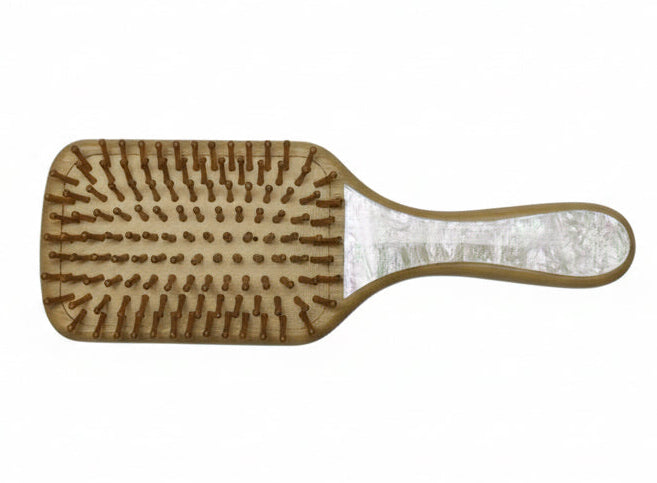 Personalised Large Bamboo Paddle hairbrush